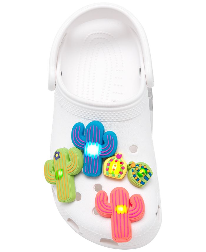 Crocs Jibbitz Lights Up Cacti Charms from Finish Line, Pack of 5 - Macy's