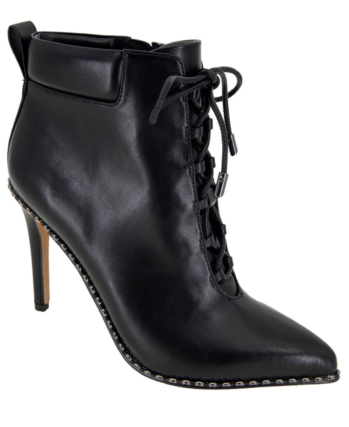 Shop Bcbgeneration Women's Hinna Lace Up Bootie In Black