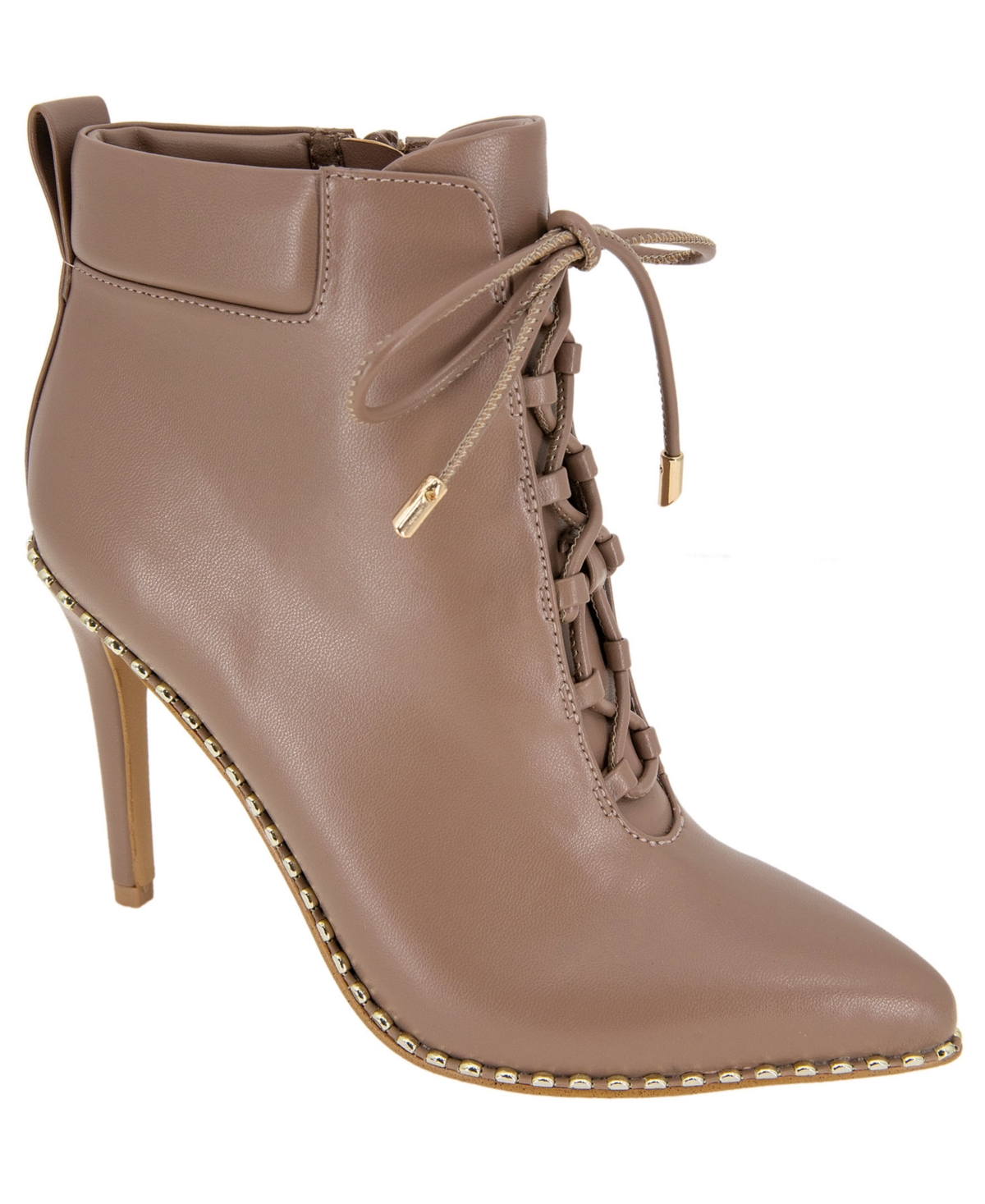 Bcbgeneration Women's Hinna Lace Up Bootie In Taupe