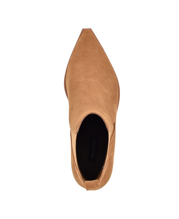 Nine West Women's Jax Pointed Toe Booties Black Size 10 M