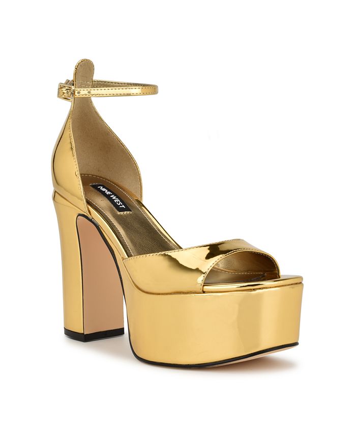 Nine west chunky heel sandal hotsell
