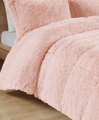 Malea Shaggy Faux-Fur 2-Pc. Comforter Set, Twin/Twin XL