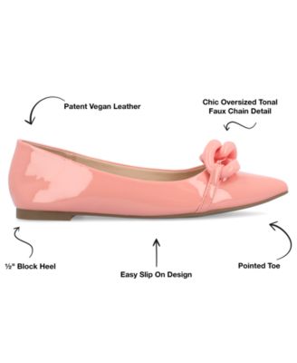 Women's Clareene Chain Pointed Toe Flats