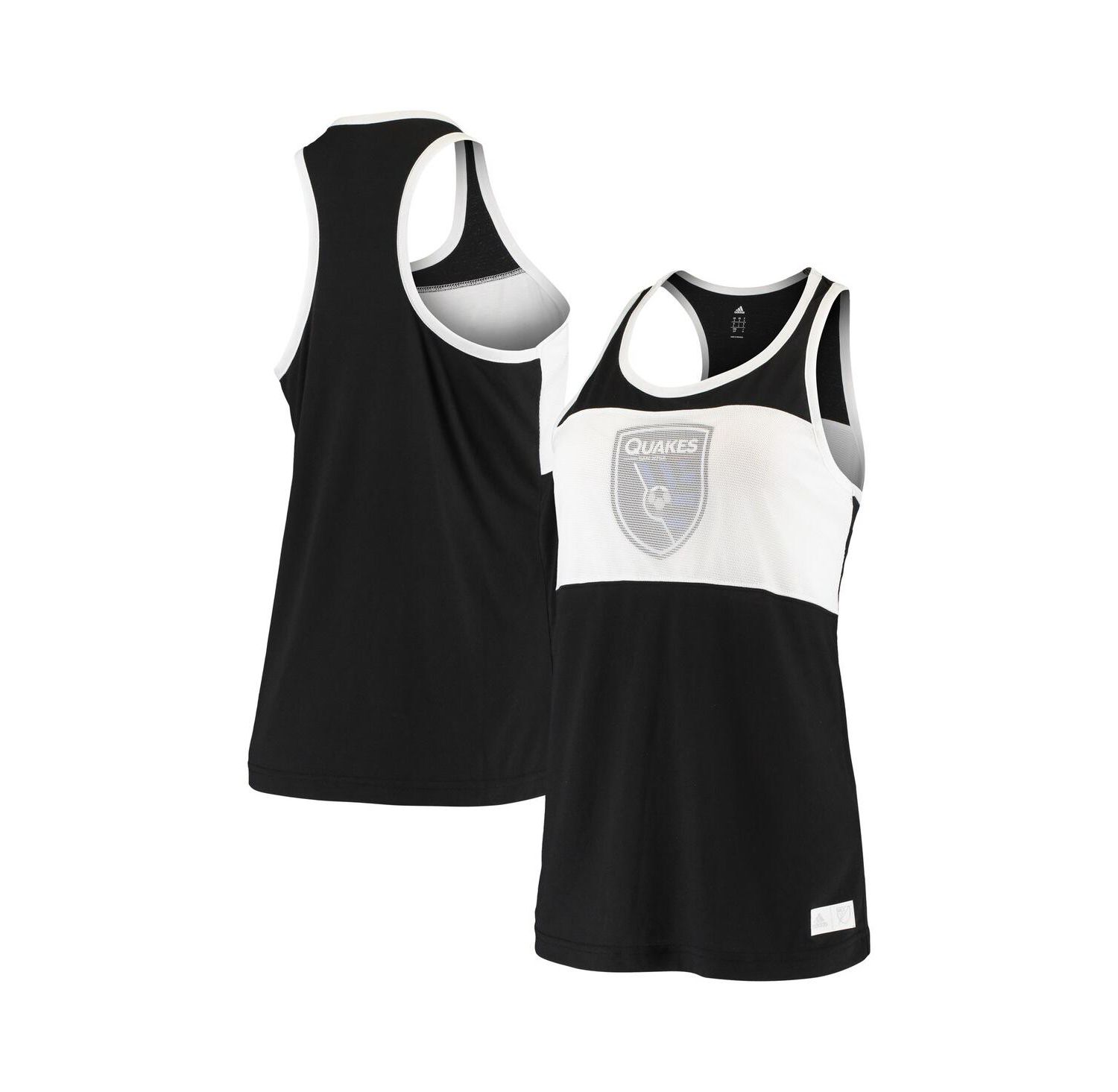 Women's Black San Jose Earthquakes Finished Tank Top