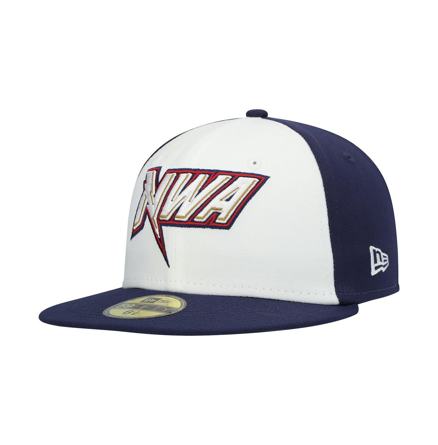 Мужская кепка New Era White Northwest Arkansas Naturals Authentic Collection Team Alternate 59FIFTY Fitted Hat — фото 1