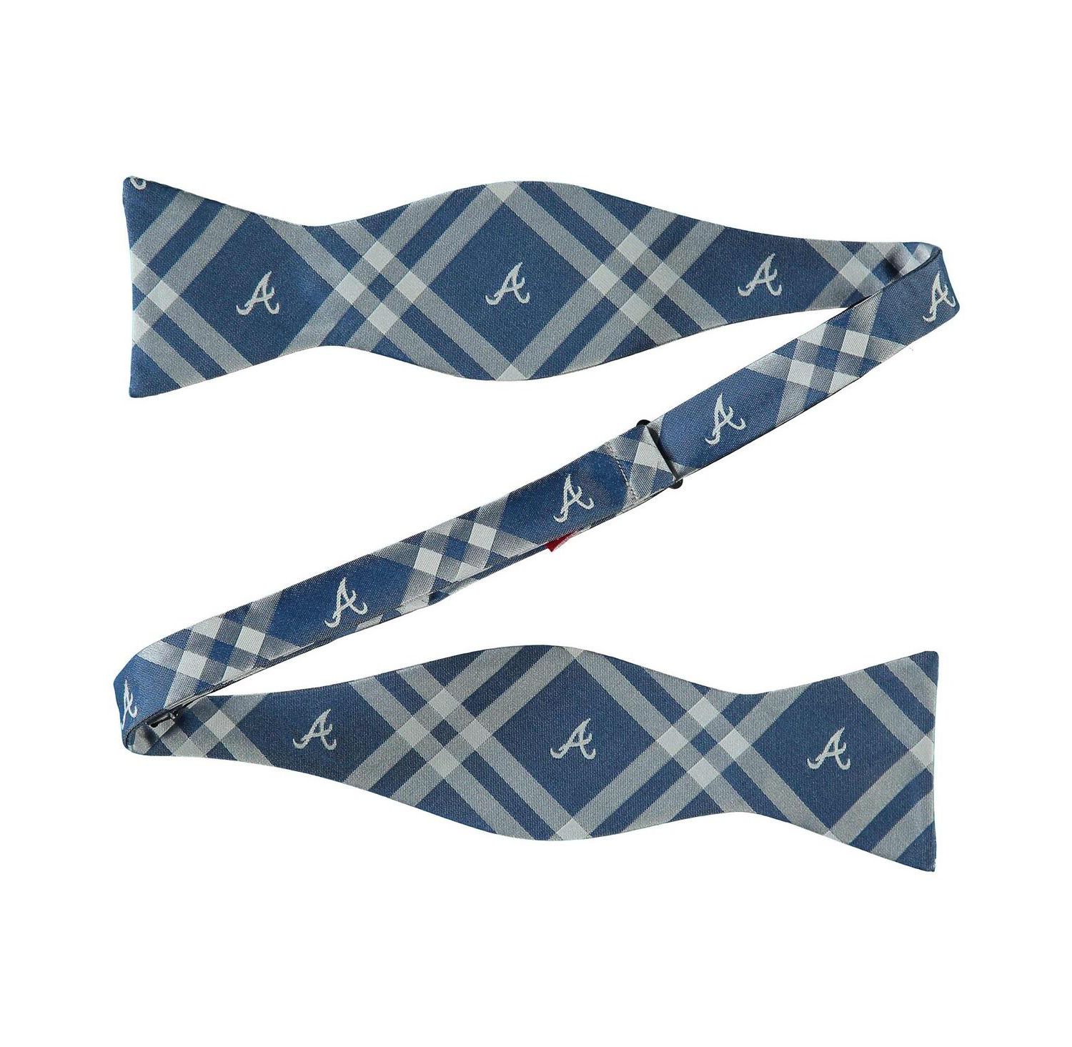 Men's Navy Atlanta Braves Rhodes Self-Tie Bow Tie