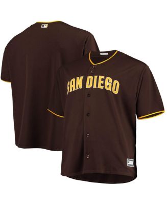 Men's Brown San Diego Padres Big & Tall Jersey Short Sleeve