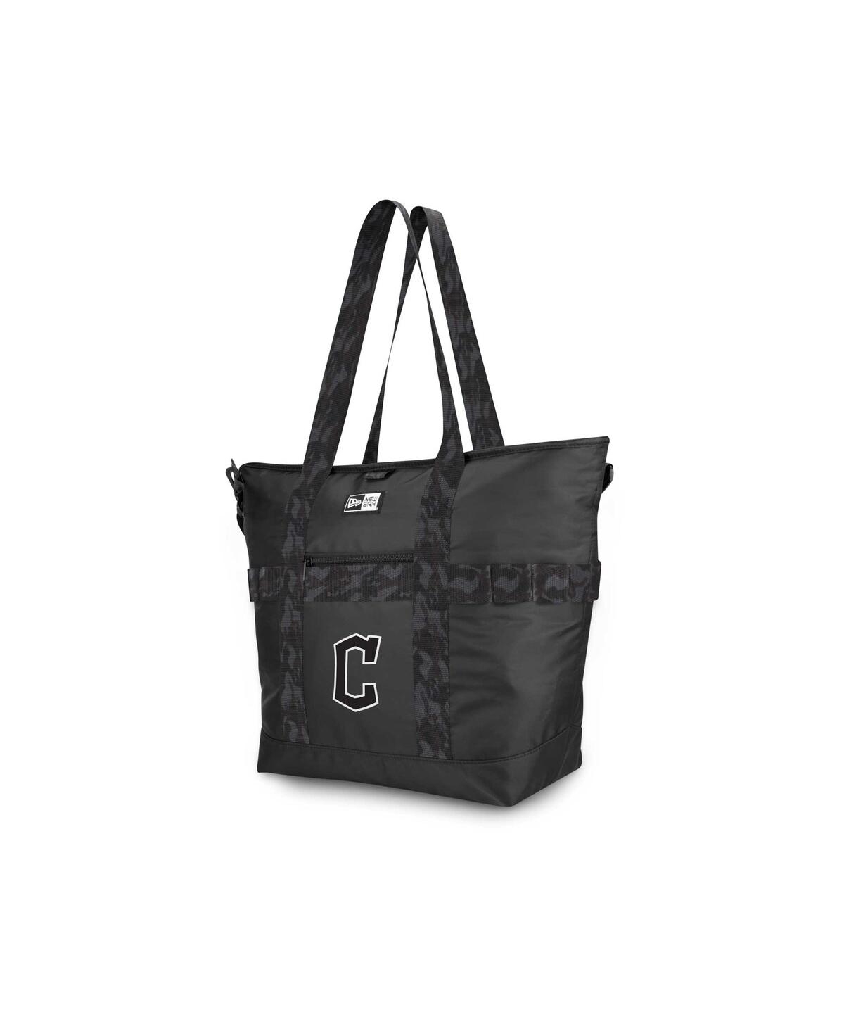 Shop New Era Women's  Cleveland Guardians Athleisure Tote Bag In Black