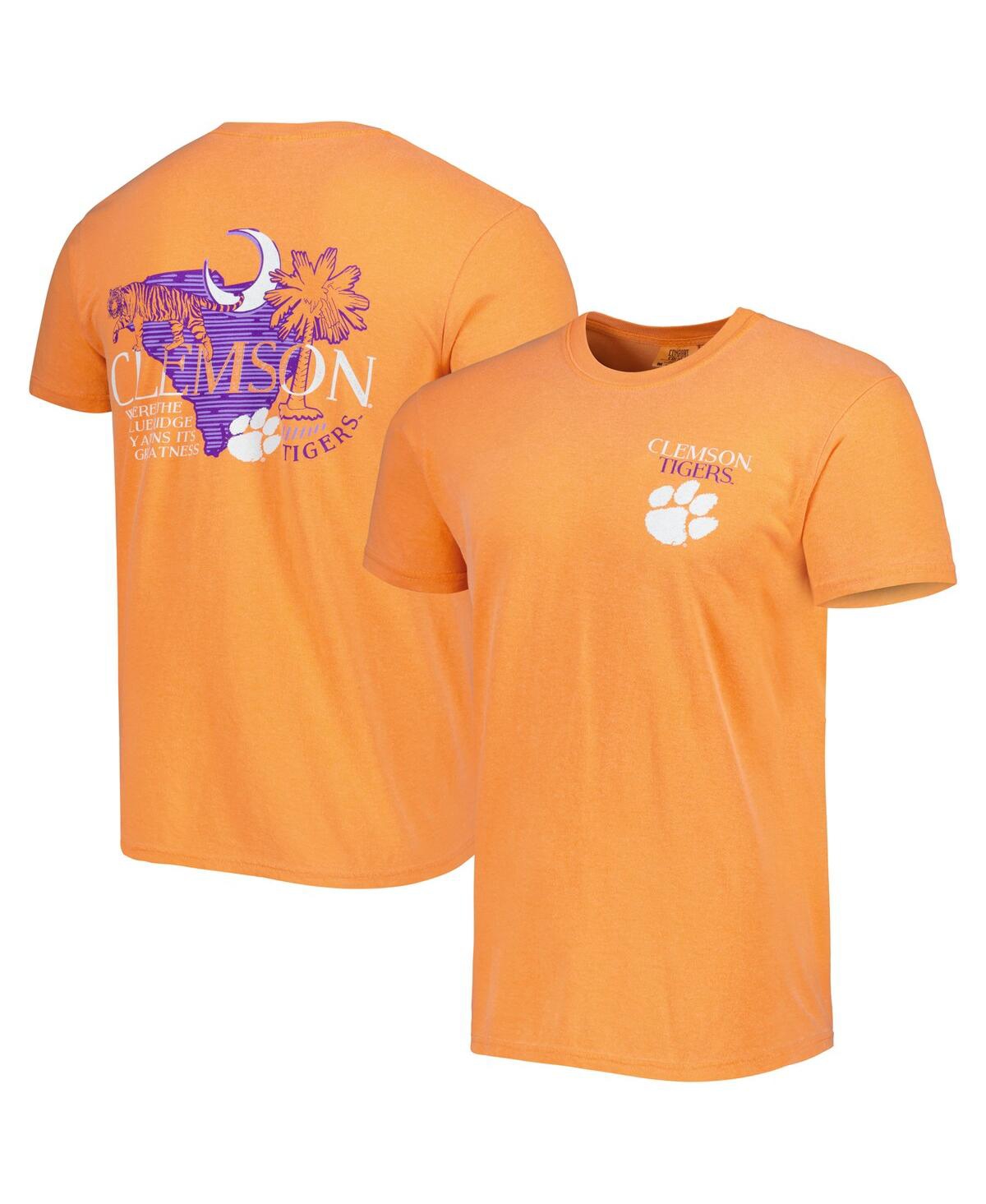 Shop Image One Men's Orange Clemson Tigers Hyperlocal T-shirt