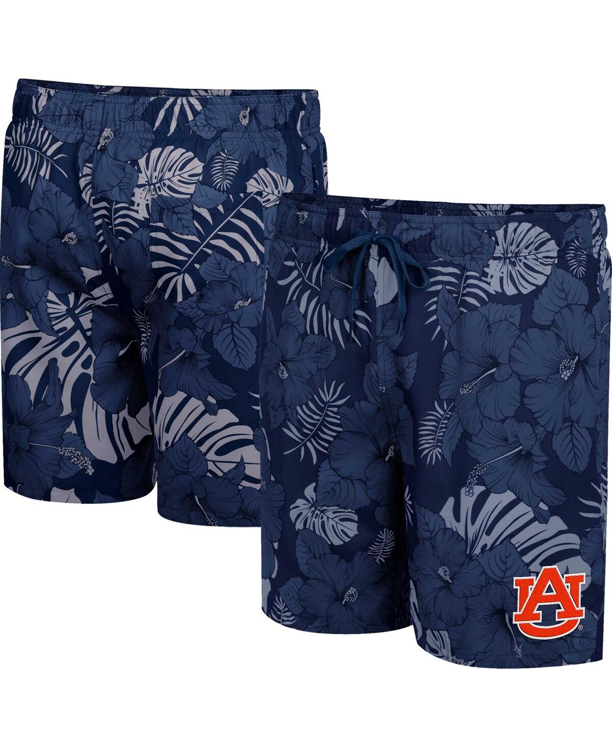Colosseum Navy Auburn Tigers The Dude Swim Shorts In Navy