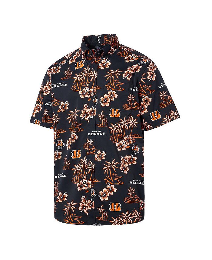 Reyn Spooner Men's Black Cincinnati Bengals Kekai Button-Up Shirt - Macy's
