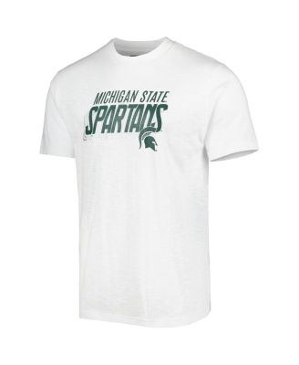 Men's Green, White Michigan State Spartans Downfield T-shirt and Shorts Set