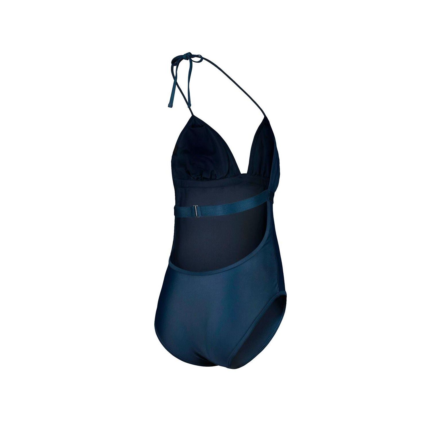Women's Navy Dallas Cowboys Full Count One-Piece Swimsuit