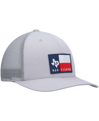 Men's Gray Big State Trucker Snapback Hat