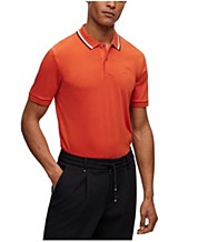 Hugo Boss Orange Mens Polo Shirts - Macy\'s