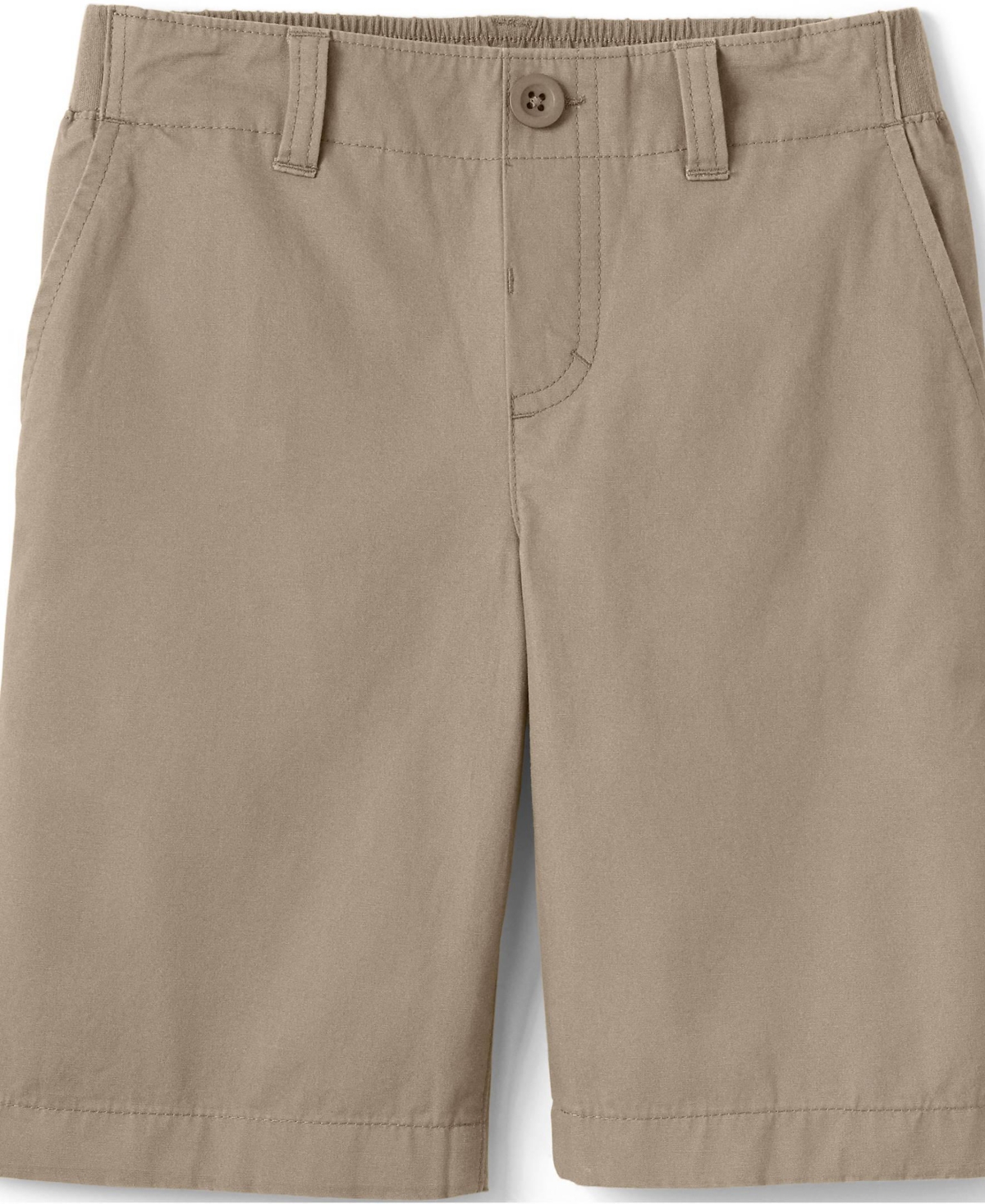Lands' End Girls School Uniform Elastic Waist Pull On Shorts