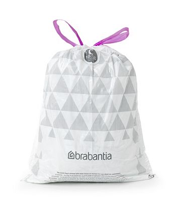 Brabantia PerfectFit Trash Bags, Code W, 1.3 Gallons, 5 Liter, 200 Trash  Bags - Macy's