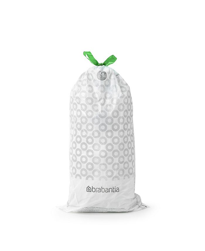 Brabantia PerfectFit Trash Bags, Code G, 68 Gallon, 2330 Liter, 120