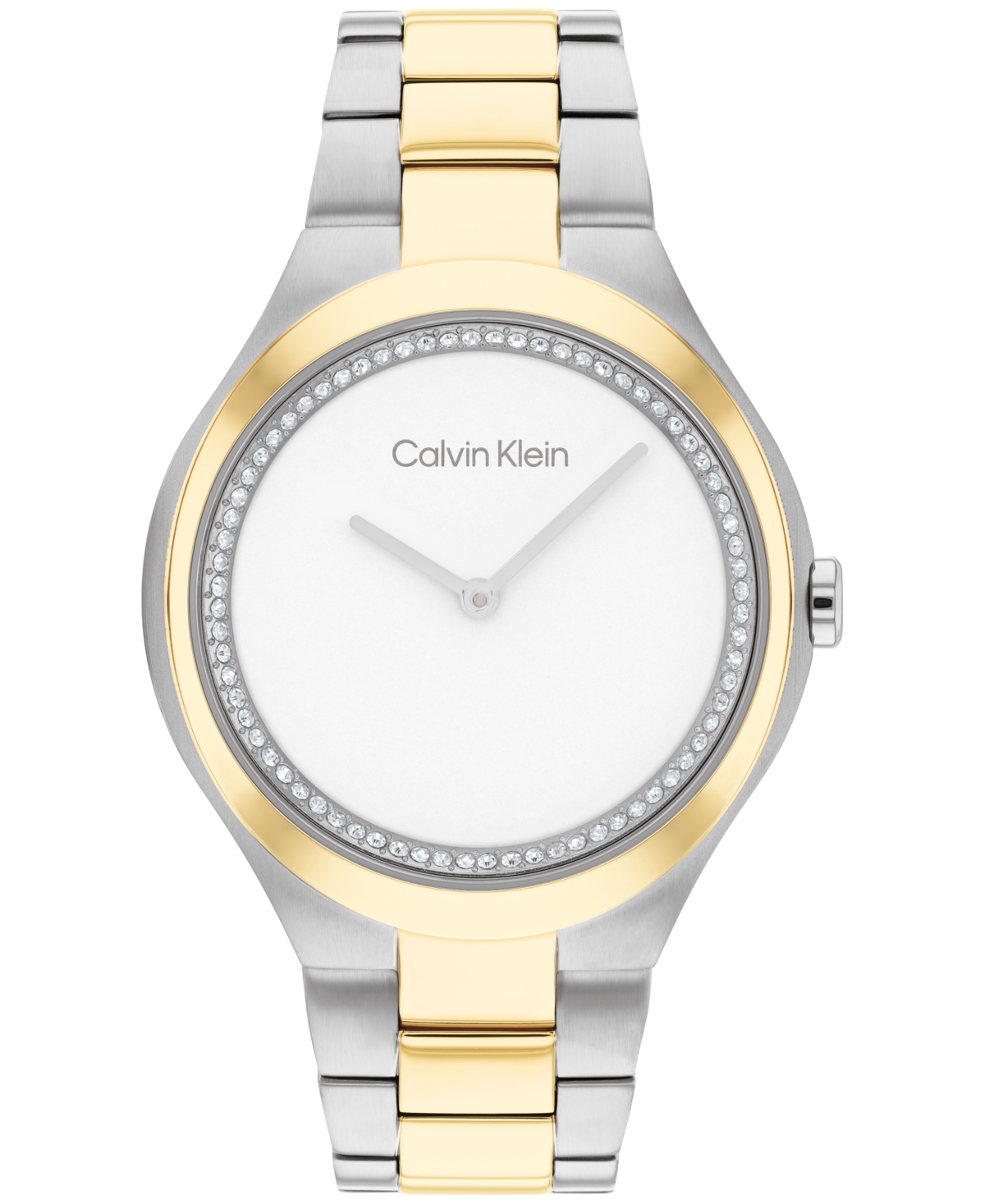 Calvin Klein Women's 2h Quartz Two-tone Stainless Steel Bracelet Watch 36mm In Two Tone