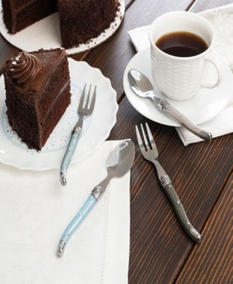 Laguiole Cocktail or Dessert Spoons and Forks, Set of 8