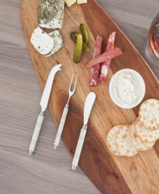 Jubilee Cheese Knife, Spreader and Fork Set