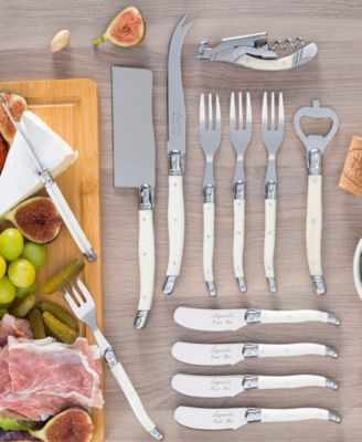 Laguiole Ultimate 13-Piece Charcuterie and Barware Set with Handles
