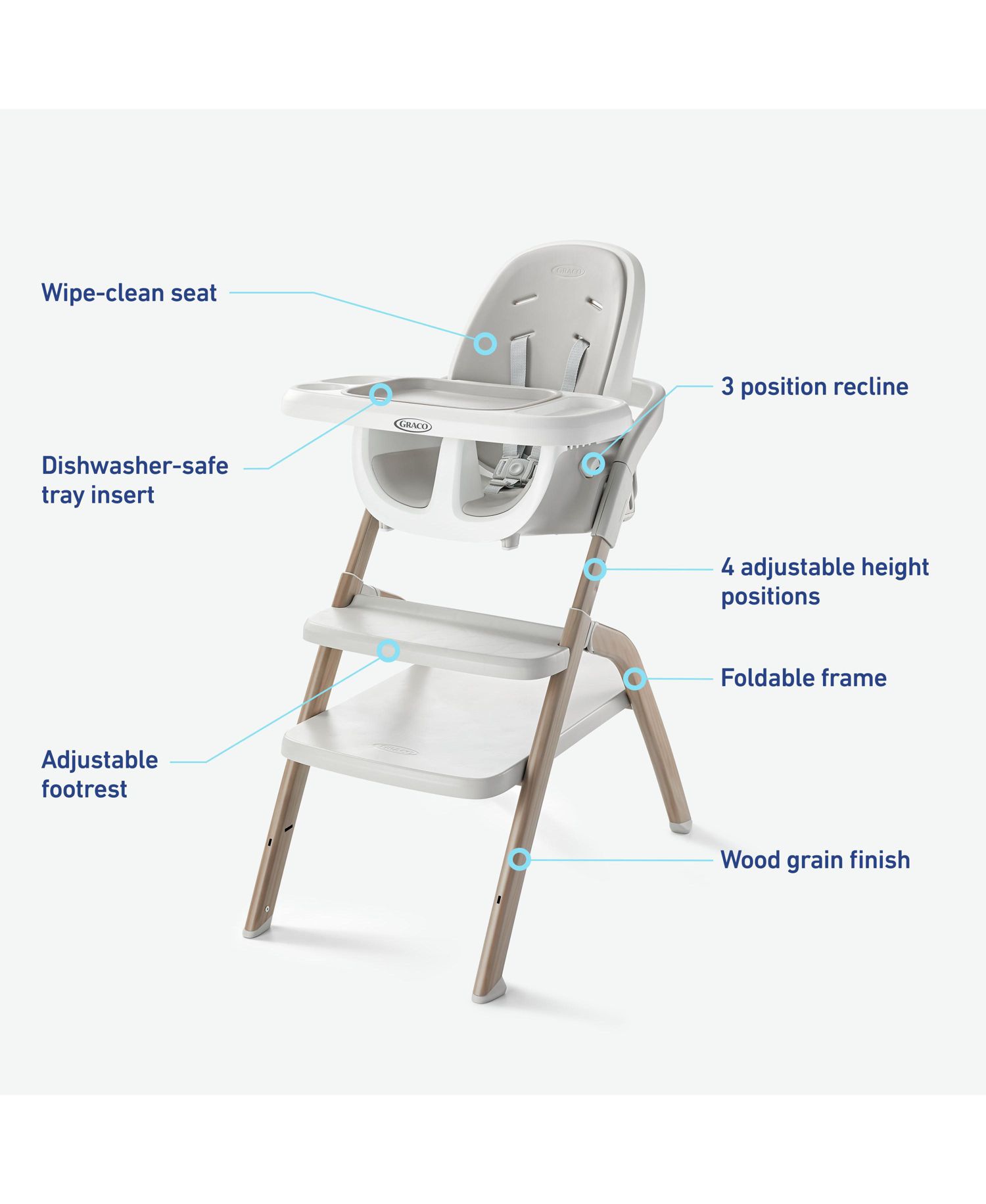 Baby EveryStep Slim 6-in-1 Highchair