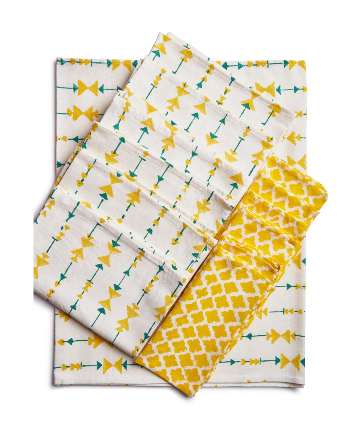 Kalwar Table Linens Set - Yellow