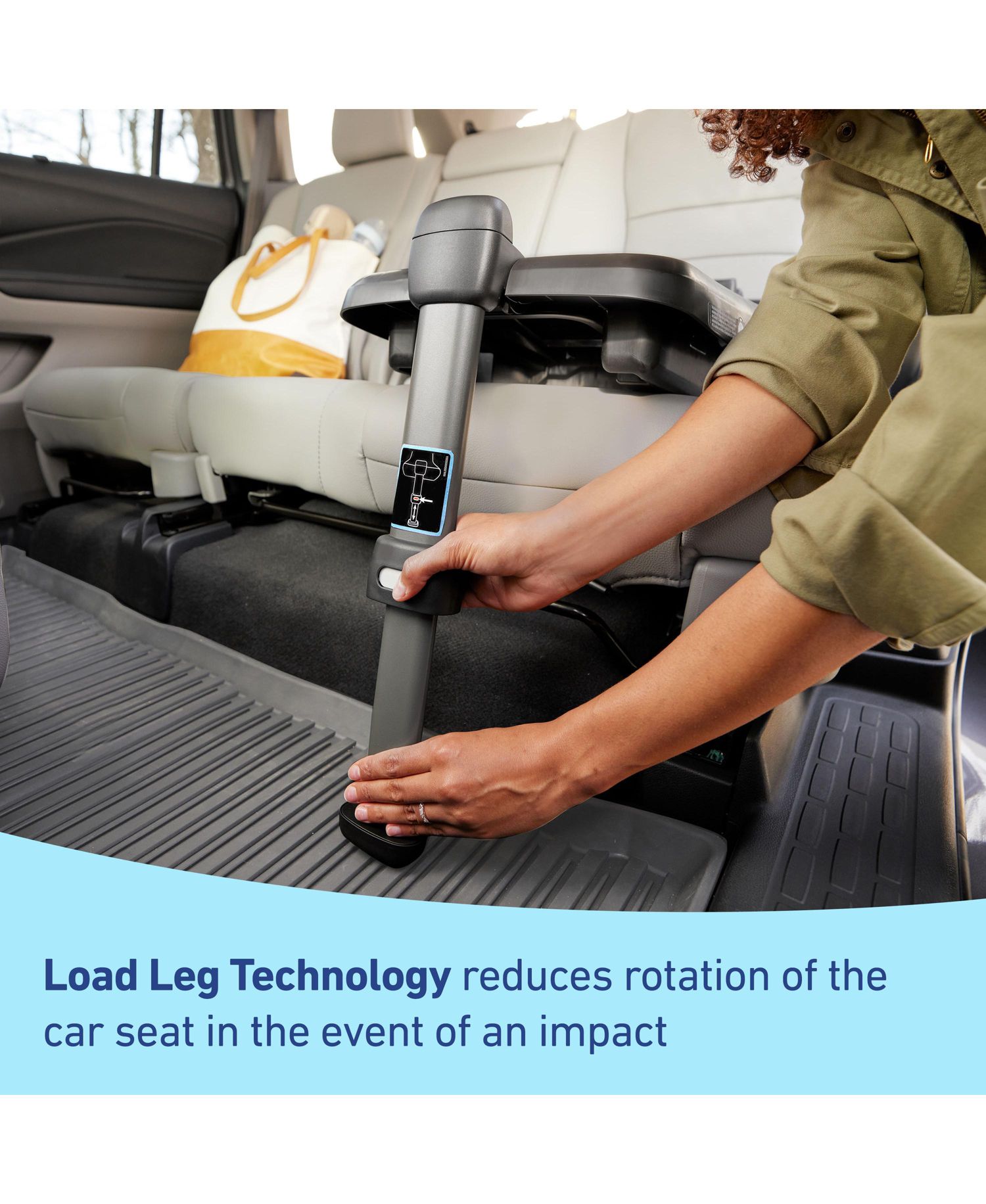 SnugRide DLX Baby Car Seat Featuring Load Leg Technology