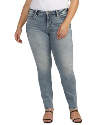 Silver Jeans Co. - Plus Size Suki Straight-Leg Jeans
