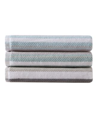 Ocean Bay Stripe Bay 3-Pc. Bath Towel Set