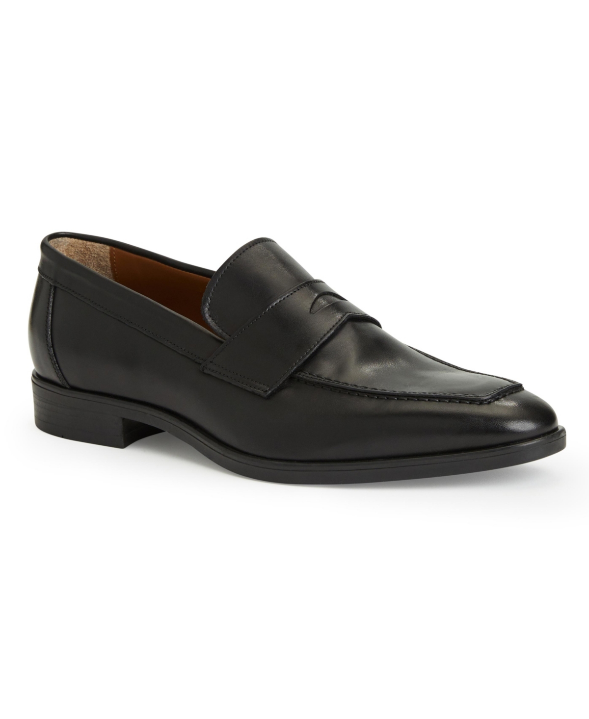 Shop Bruno Magli Men's Durante Premium Leather Penny Loafers In Black