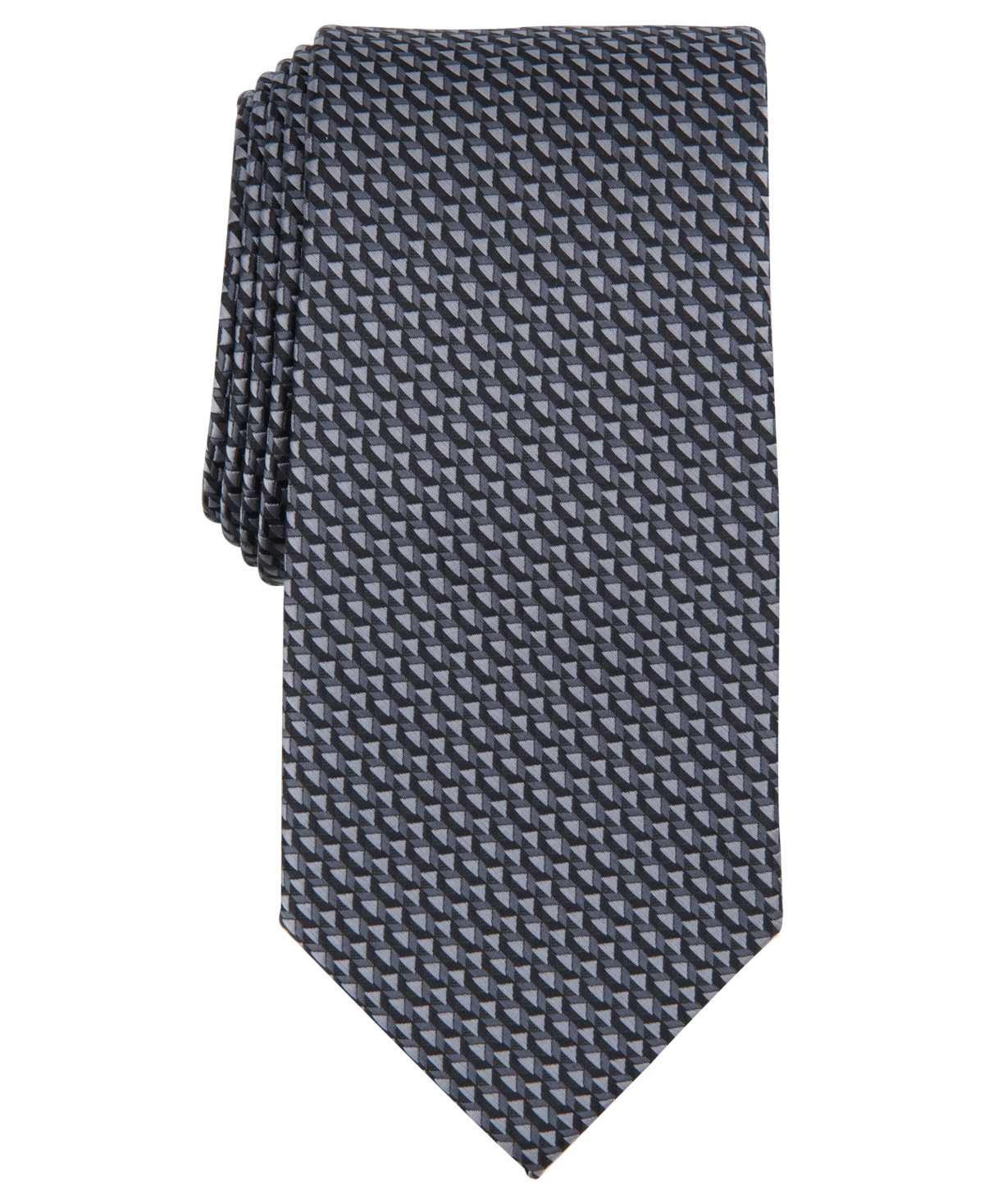 Perry Ellis Men's Larsone Mini-pattern Tie In Black