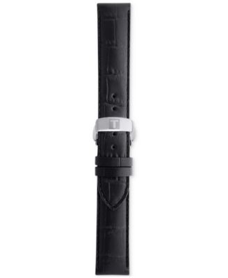 Tissot - Official Interchangeable Black Leather Watch Strap