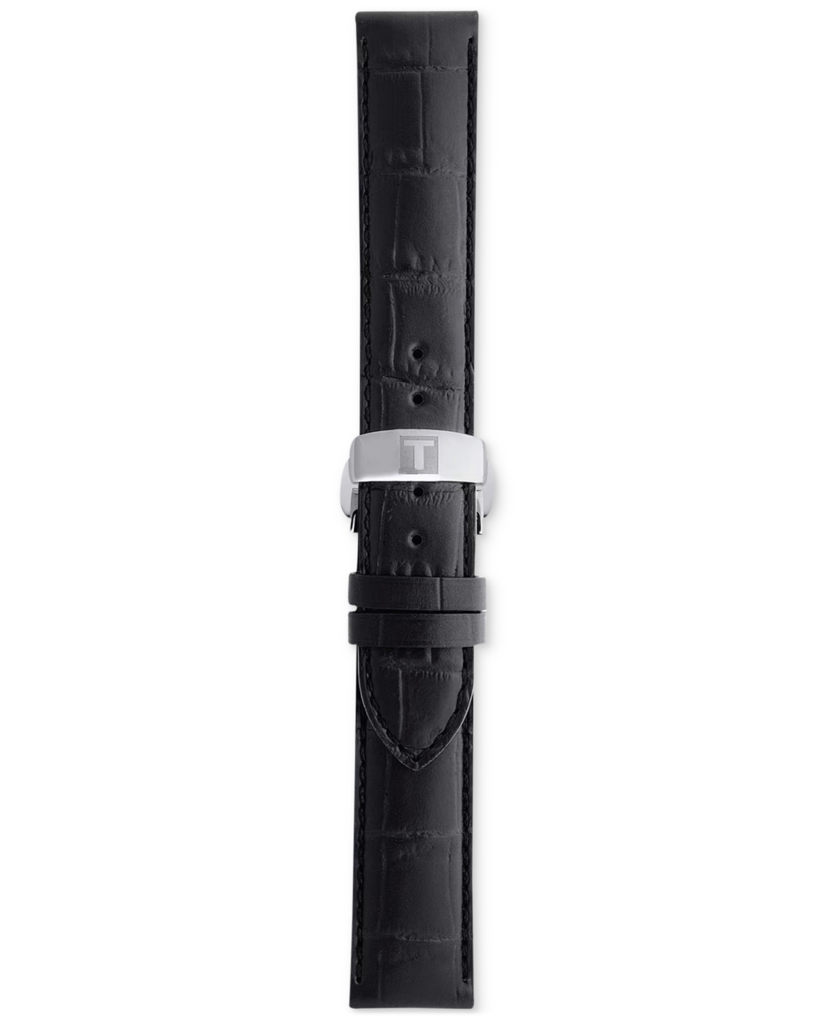 Tissot Official Interchangeable Black Leather Watch Strap