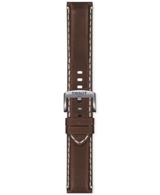 Tissot - Official Interchangeable Brown Leather Watch Strap