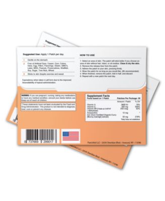 Hangover Plus Vitamin Patch by (30-Day Supply)