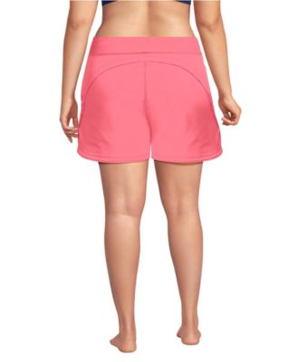 Plus Size SunShade UPF 50 5" Board Shorts with Panty