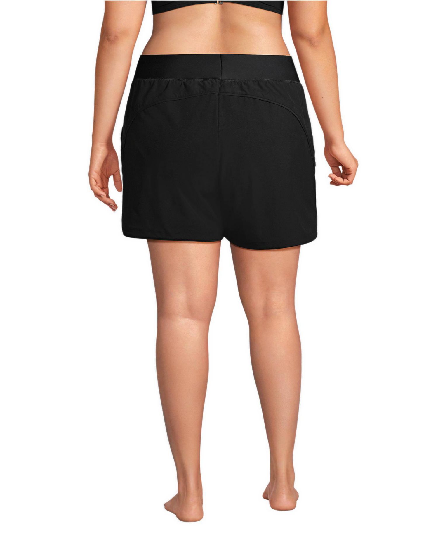 Plus Size SunShade UPF 50 5" Board Shorts with Panty