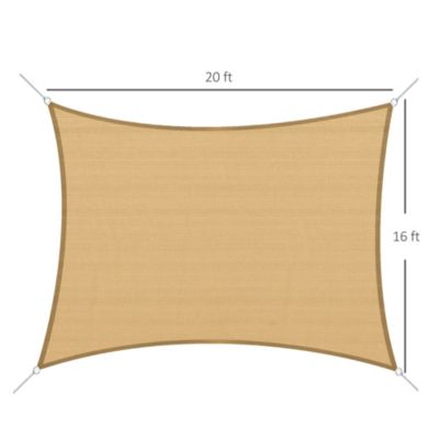 Sun Shade Sail Cover Outdoor Canopy Patio Triangle Square Recgle