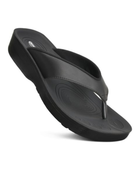 Женские сандалии Aerothotic Fallon Arch Support, цвет: Чёрный