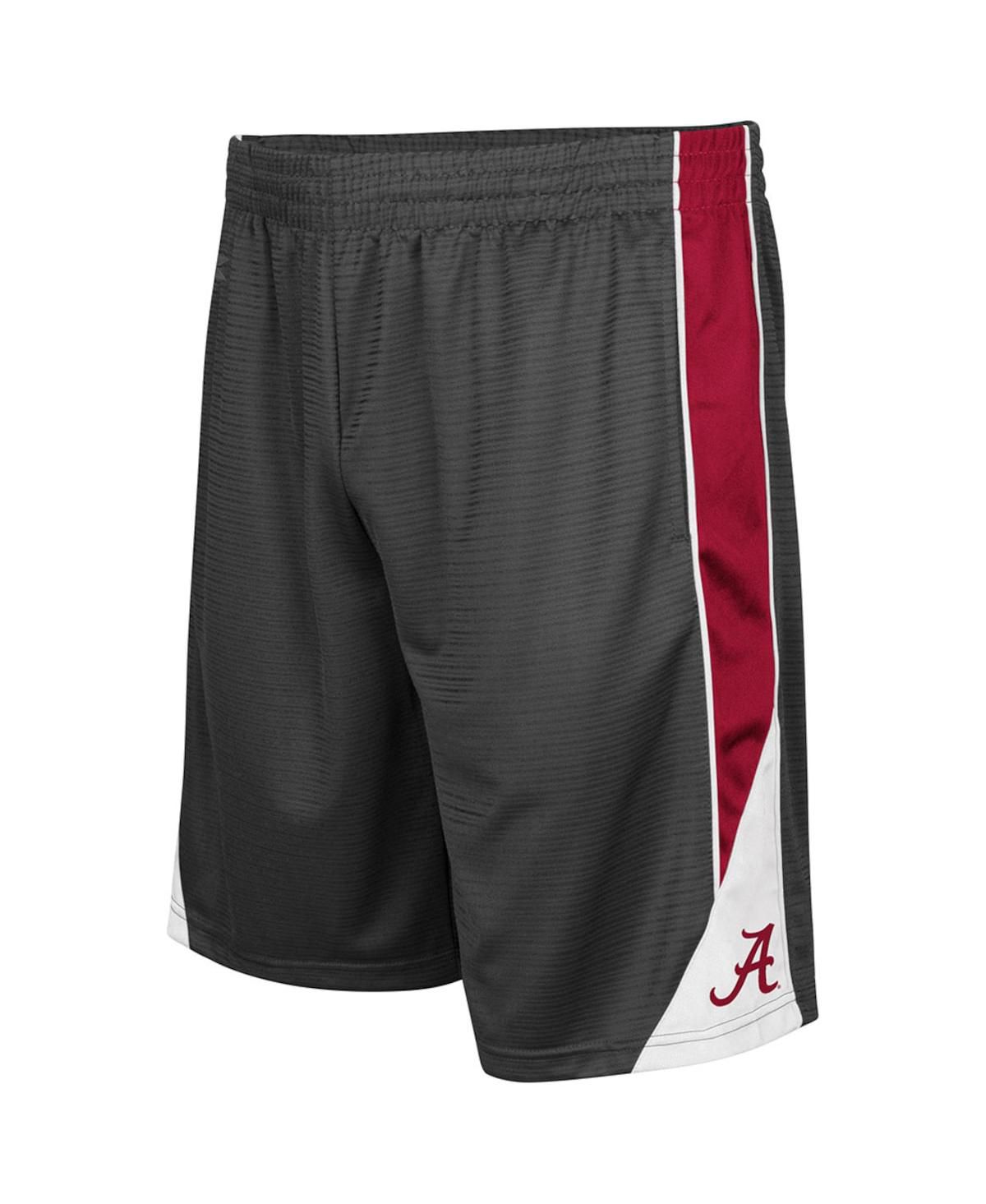 Мужские темно-коричневые шорты Alabama Crimson Tide с коротким рукавом
