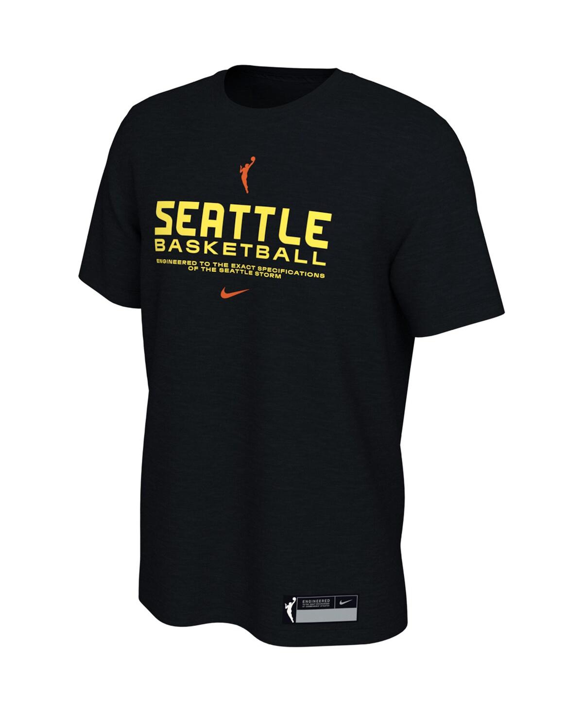 Nike Black Seattle Storm On Court Legend Essential Practice T-shirt In Black