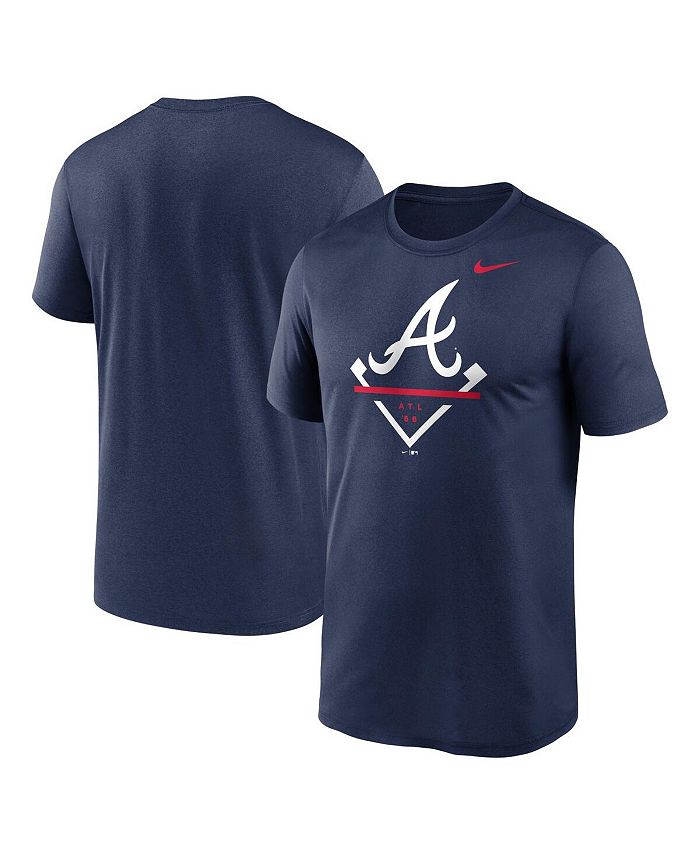 Men's Nike Heathered Charcoal Atlanta Braves Local Rep Legend Performance T- Shirt