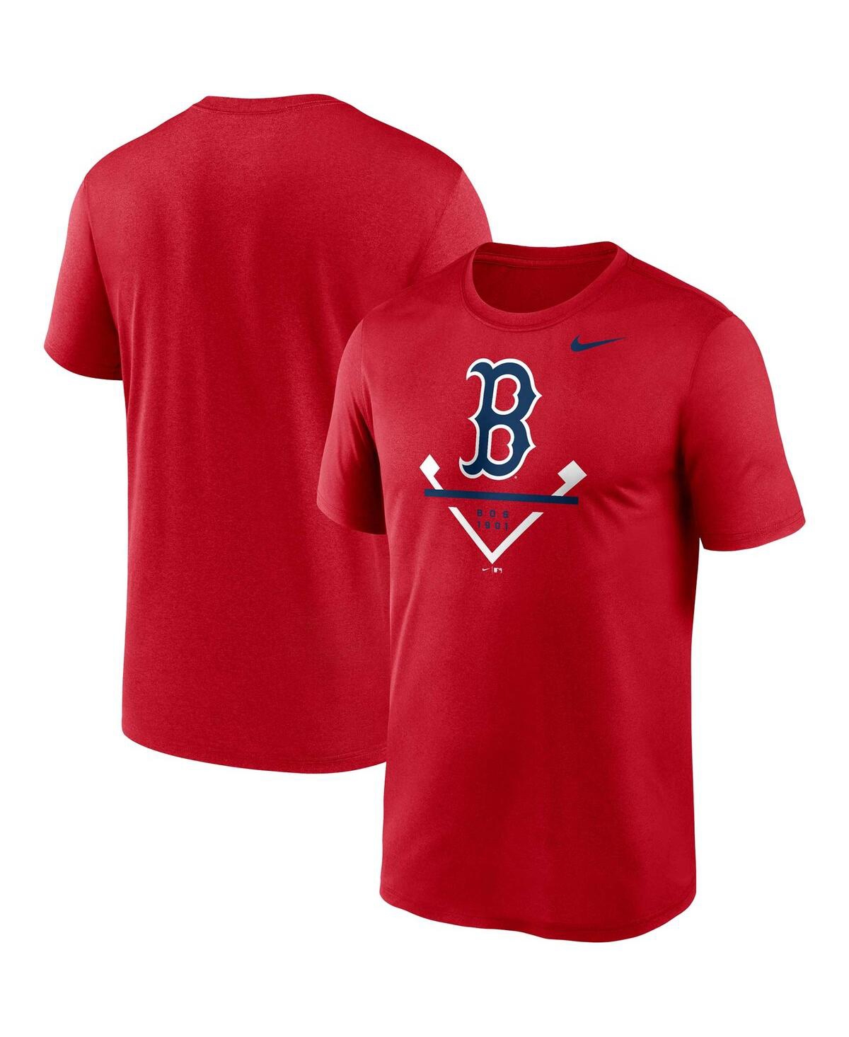 Shop Nike Men's  Red Boston Red Sox Big And Tall Icon Legend Performance T-shirt