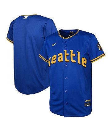 Nike Toddler Girls and Boys Royal Seattle Mariners 2023 City Connect  Replica Jersey - Macy's