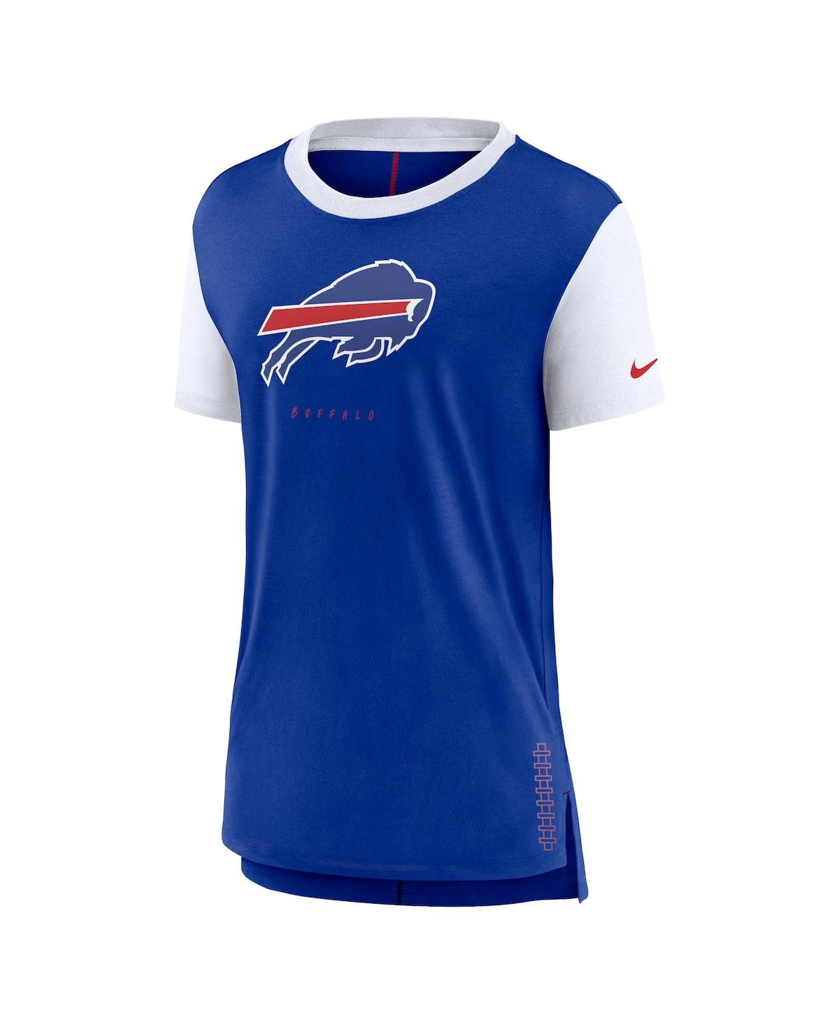 Shop Nike Women's  Royal Buffalo Bills Team T-shirt