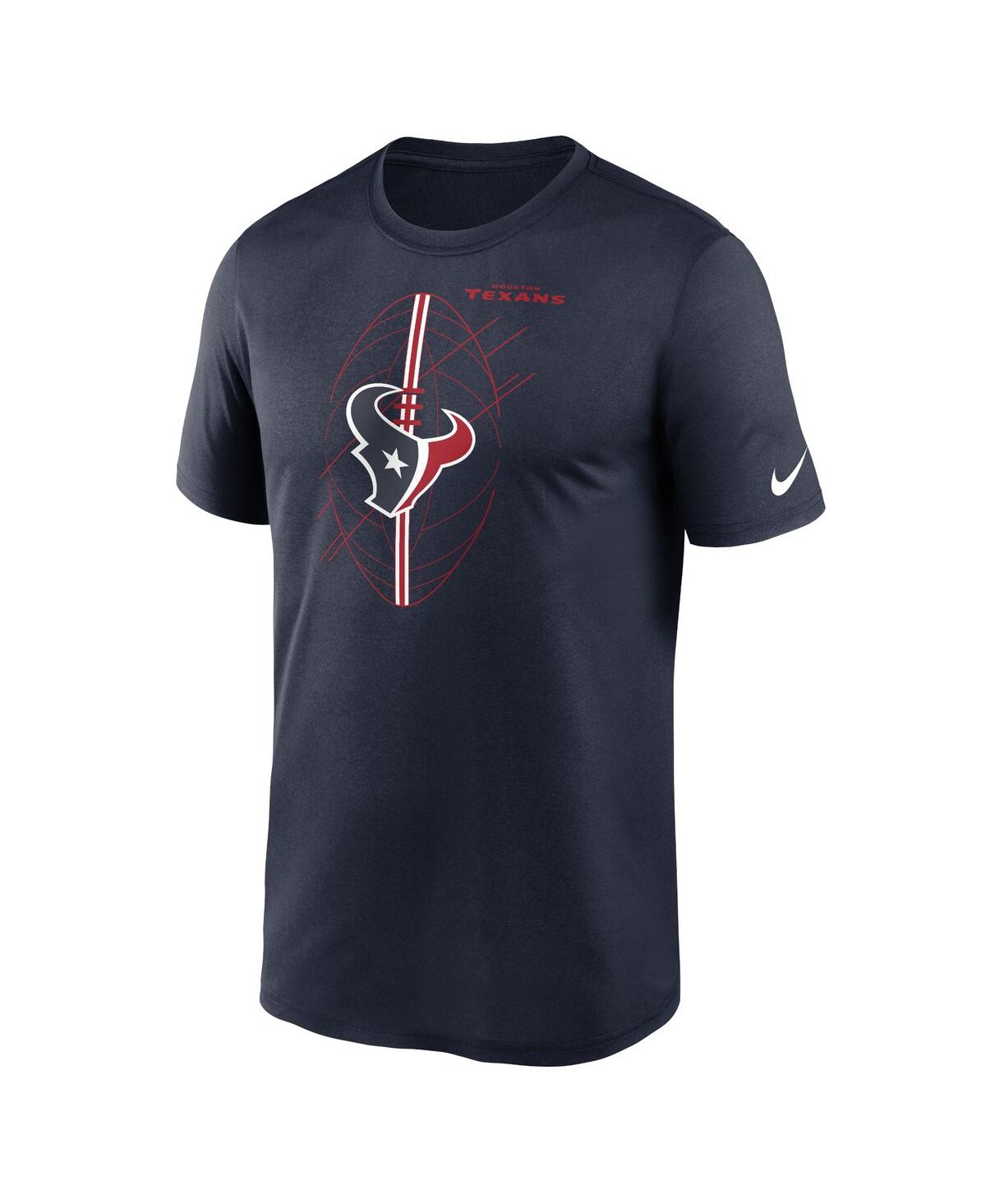 Shop Nike Men's  Navy Houston Texans Legend Icon Performance T-shirt