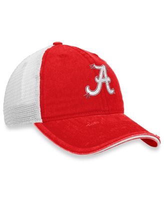 Women's Crimson, White Alabama Crimson Tide Radiant Trucker Snapback Hat