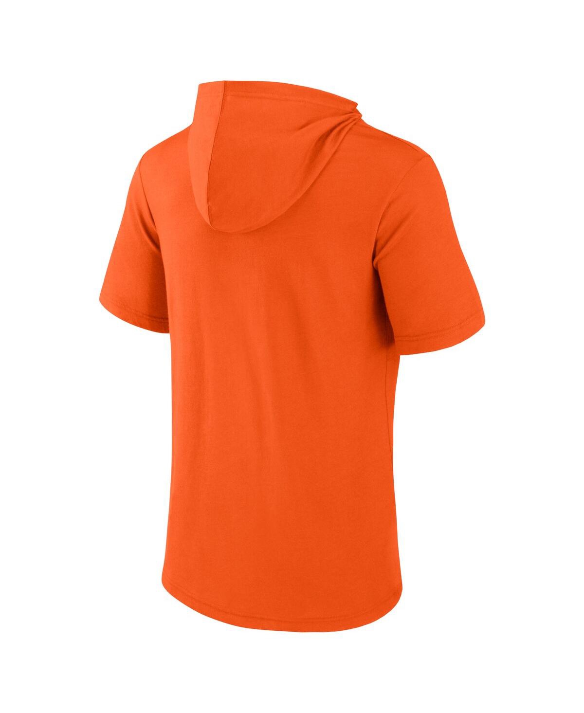 Men's FanaticsOregon State Beavers Outline Lower Arch Hoodie T-shirt - Orange